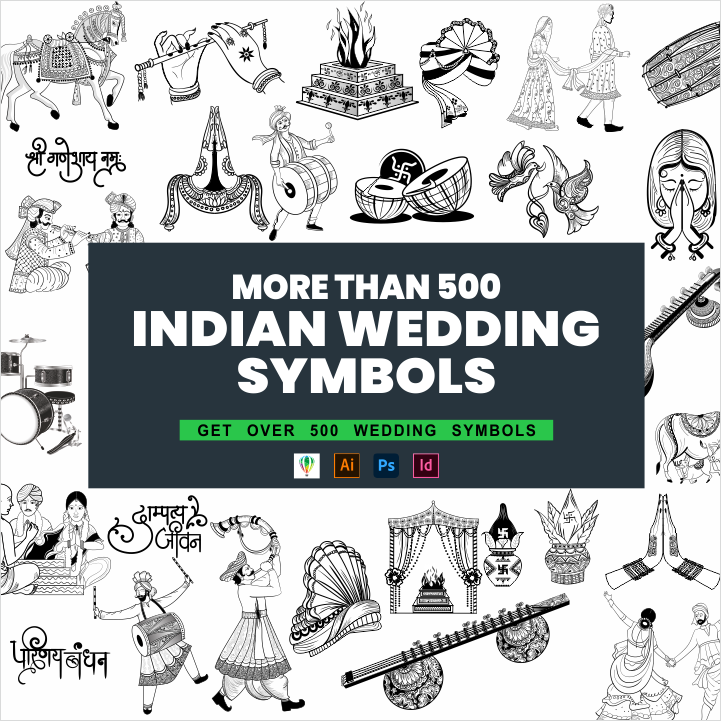 hindu wedding clipart free download