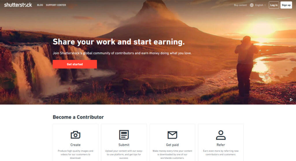 how to earn from shutterstock